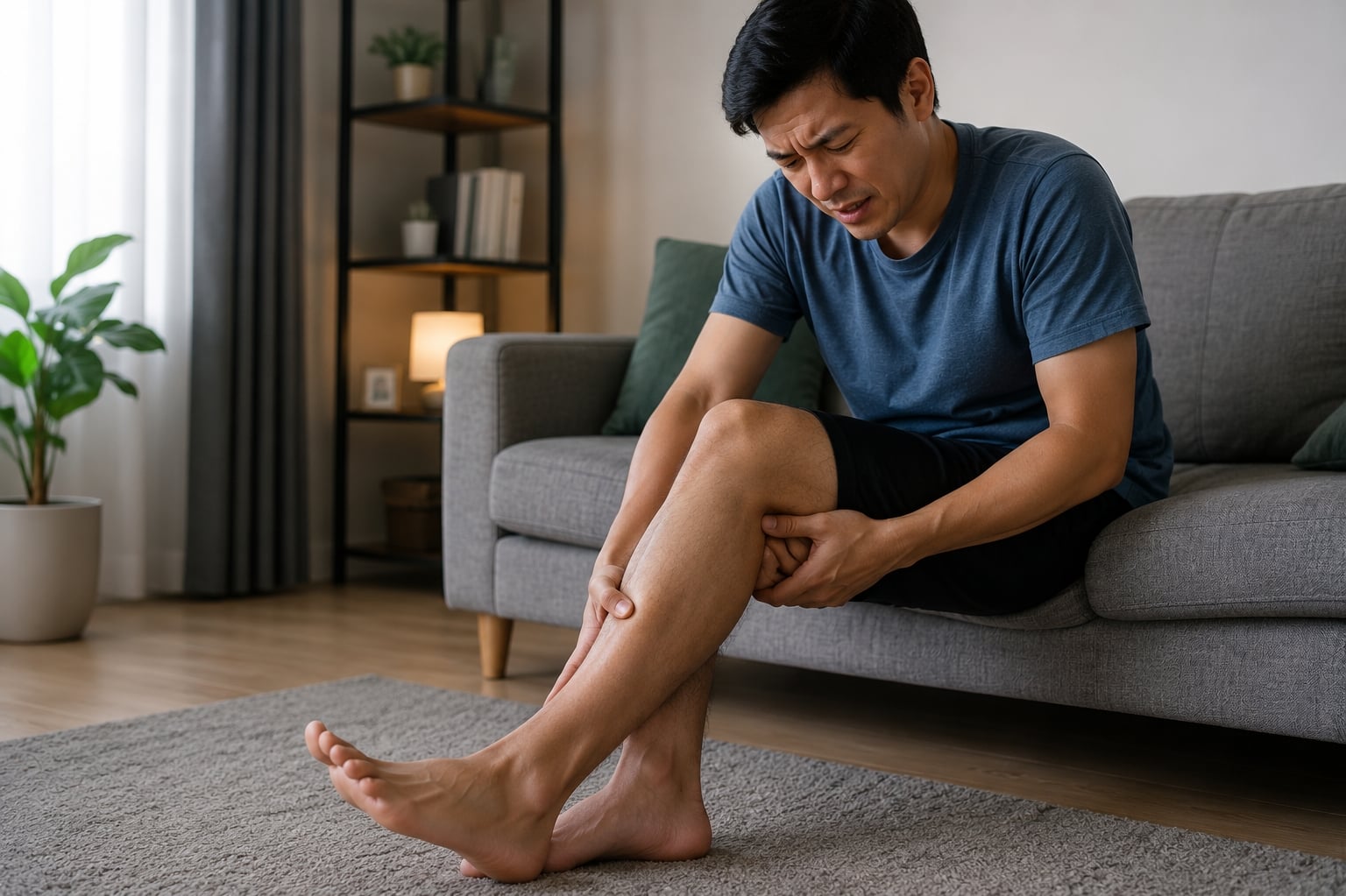 A man with numbness legs