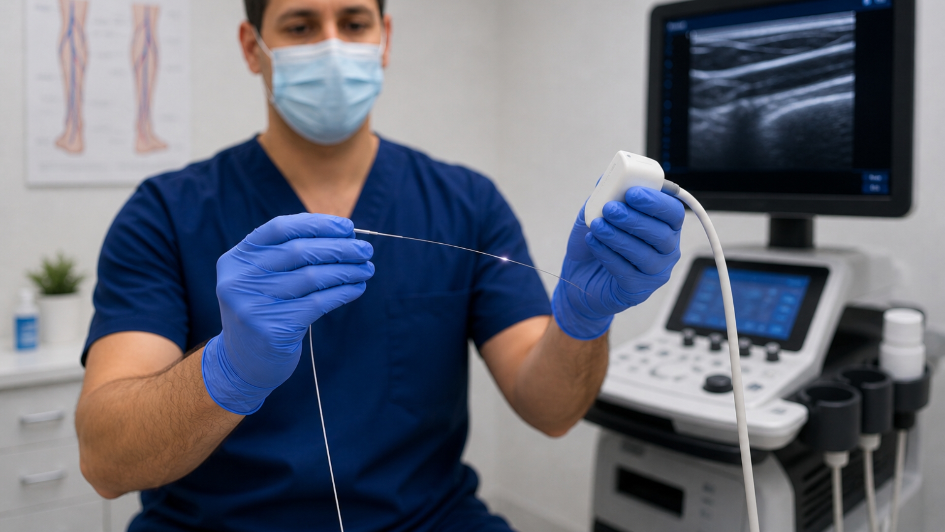 A Vein Doctor Will Perform Radiofrequency Ablation Treatment