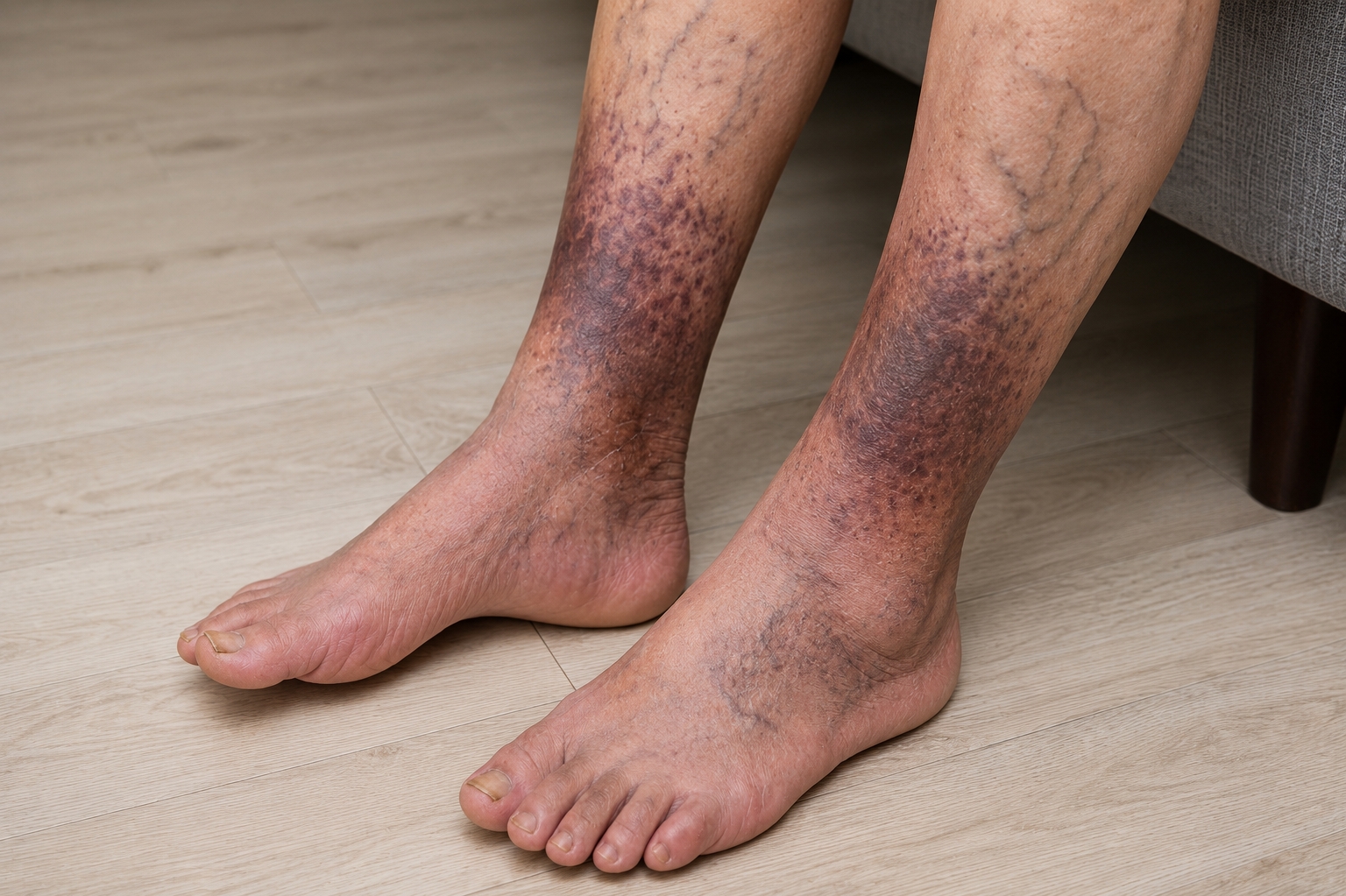 Skin Discoloration on Legs