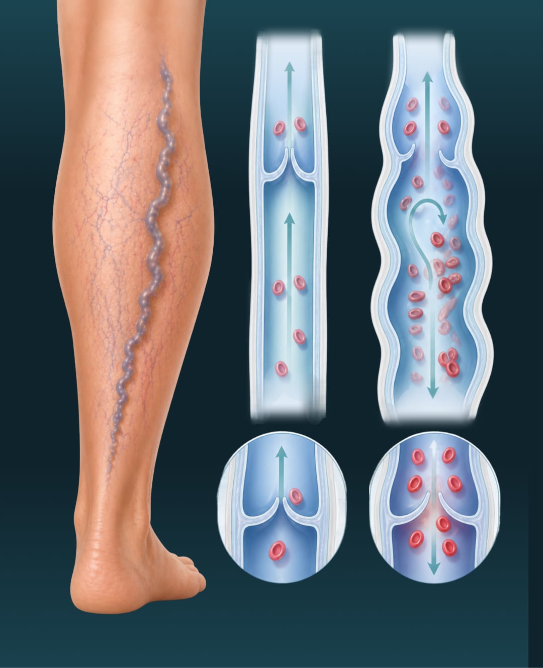Vein Disease Illustration